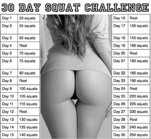 Squat challenge